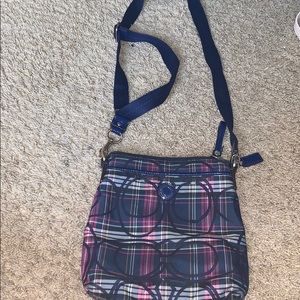 Coach purple crossbody bag